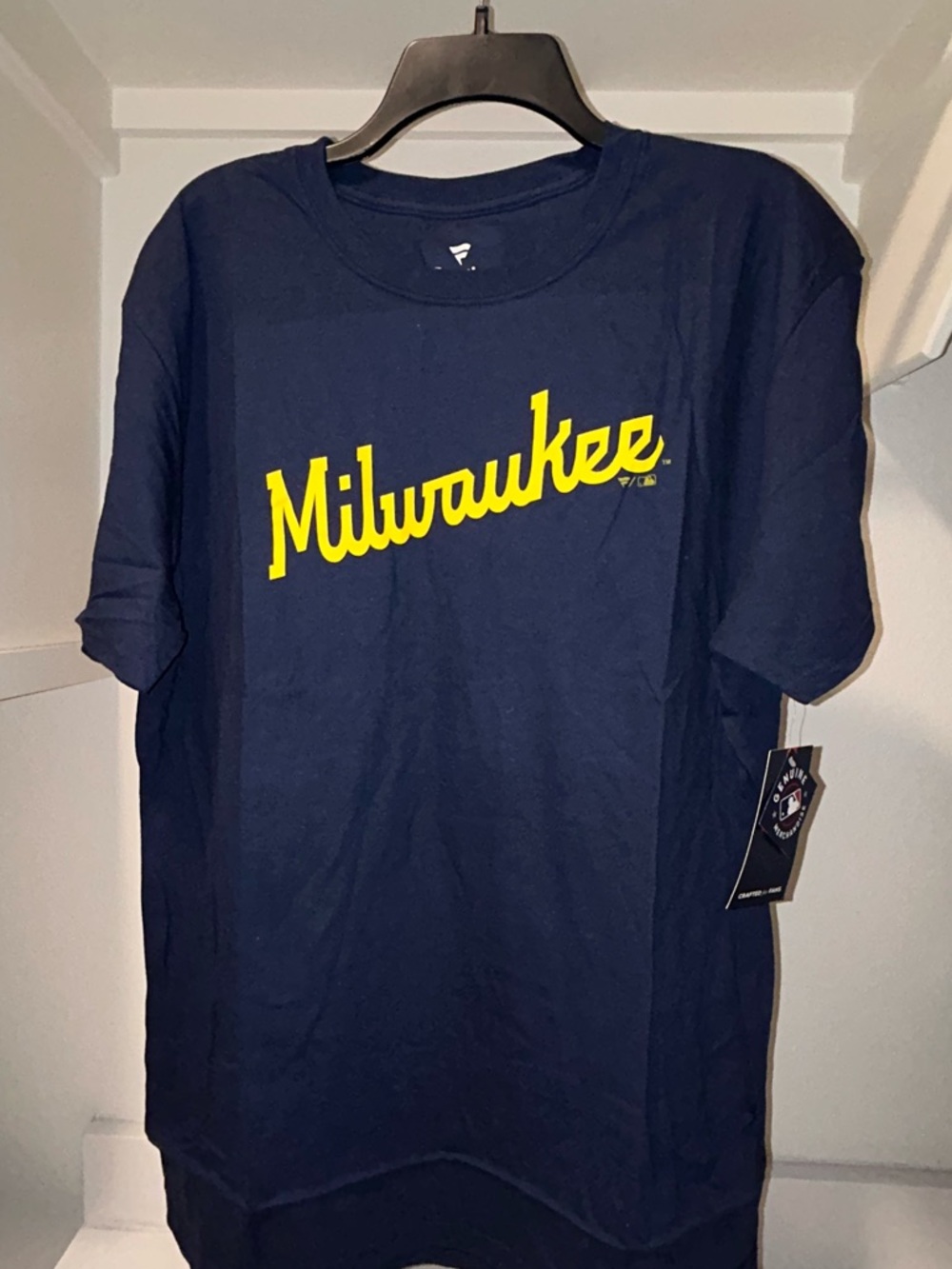 ⚾️🏟️ Milwaukee Brewers Retro MLB Swerve Baseball Shirt 🏟️⚾️